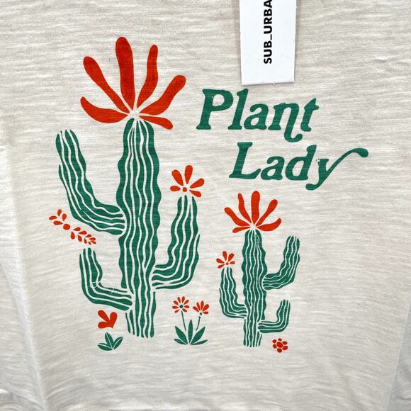 Sub Urban Riot Evereve NWT Plant Lady Graphic Tee // XS - Picture 4 of 8